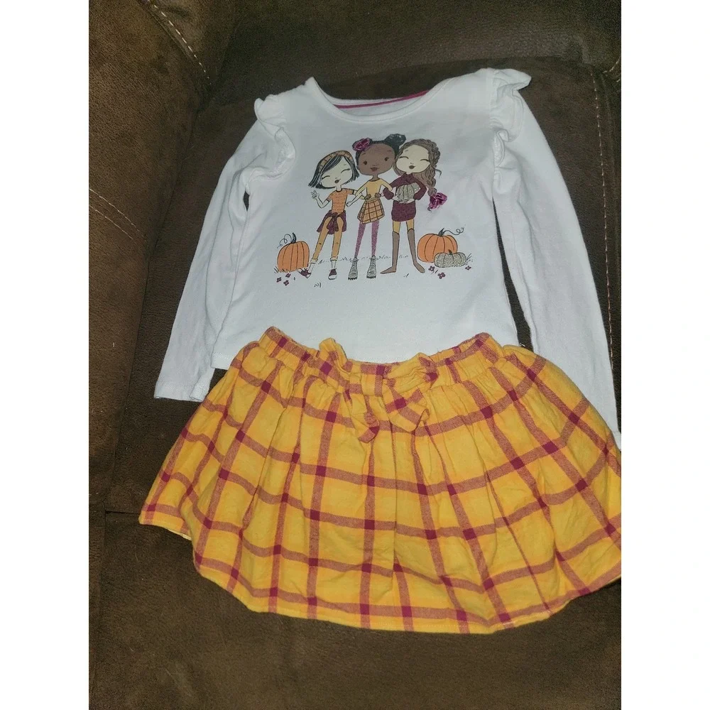 Cynthia rowley fall autumn Halloween‎ Thanksgiving pumpkin girls outfit size 4